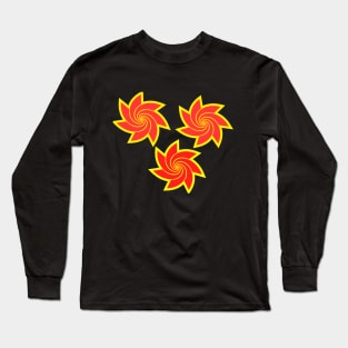 Ignite Your World with Solar Flare Long Sleeve T-Shirt